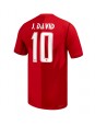 Kanada Jonathan David #10 Heimtrikot WM 2026 Kurzarm